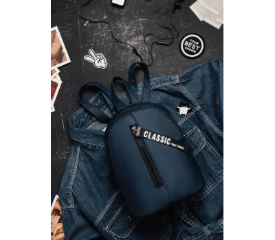 Жіночий рюкзак малий Sambag Mane MQT темно-синій