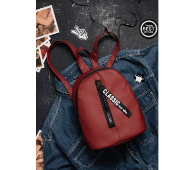 Жіночий рюкзак малий Sambag Mane MQT бордо