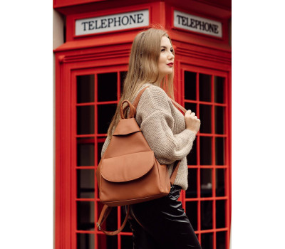 Жіночий рюкзак Sambag Asti LKH коричневий