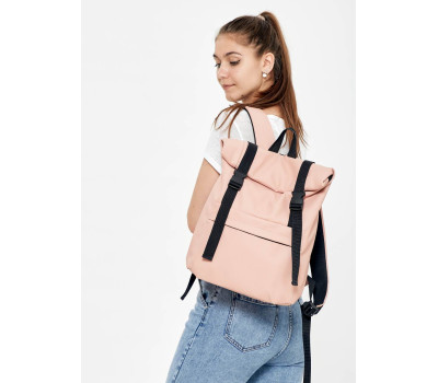 Жіночий рюкзак ролл Sambag RollTop Milton пудра