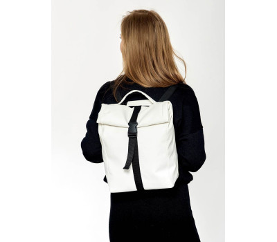 Жіночий рюкзак Sambag RollTop Mini білий
