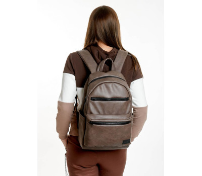 Жіночий рюкзак Sambag Zard LKT коричневий нубук