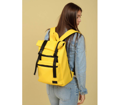 Жіночий рюкзак ролл Sambag RollTop Zard жовтий