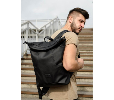 Чоловічий рюкзак ролл Sambag RollTop X чорний