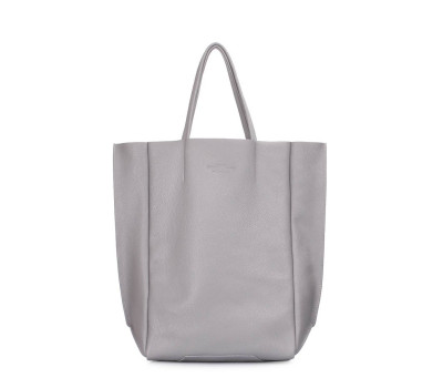 Шкіряна сумка POOLPARTY BigSoho (poolparty-bigsoho-grey)