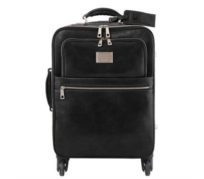 Дорожня сумка шкіряна на колесах TL VOYAGER, Tuscany TL141390