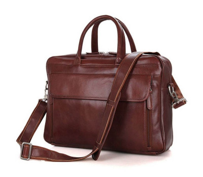 Практична сумка для чоловіків з натуральної шкіри бренду John McDee 7333B