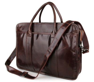 Сумка портфель з високоякісної шкіри John McDee JD7321C