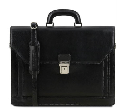 NAPOLI - Шкіряний чоловічий портфель на два відділення Tuscany Leather TL141348