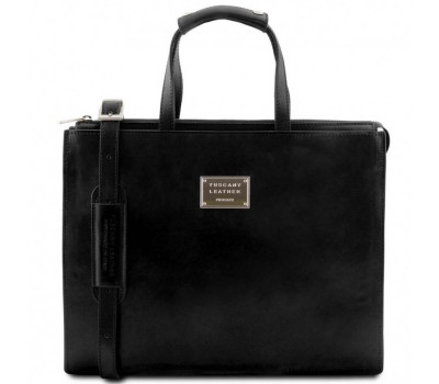 PALERMO - Жіночий портфель на 3 відділення зі шкіри Tuscany Leather TL141343