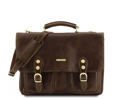 Чоловік шкіряний портфель Tuscany Leather Modena TL141134