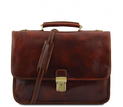 Чоловік шкіряний портфель Tuscany Leather TORINO TL10029