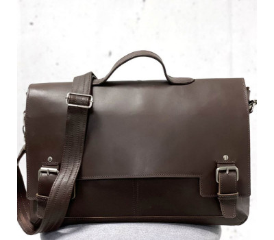 Кожаный мужской портфель LIMARY  M211br
