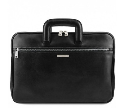 TL142070 Caserta - шкіряна папка для документів, Колір: Чорний