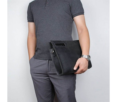 Шкіряна сумка-папка, портфоліо, органайзер, месенджер малий розмір John McDee A0011AS