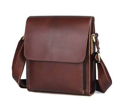 Шкіряна сумка через плече JD7055X John McDee з натуральної шкіри