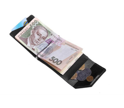 Затиск для грошей Soldi, глянець, чорний GP