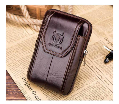 Напоясная сумка Bull T1399 для смартфона из натуральной кожи