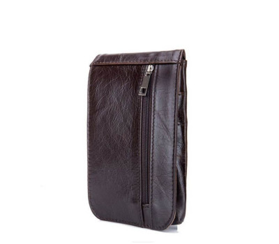 Сумка вертикальна напоясний Bull CB1002A з натуральної шкіри