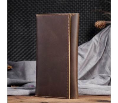 Стильне шкіряне портмоне, колір коричневий, Bexhill, bx0358