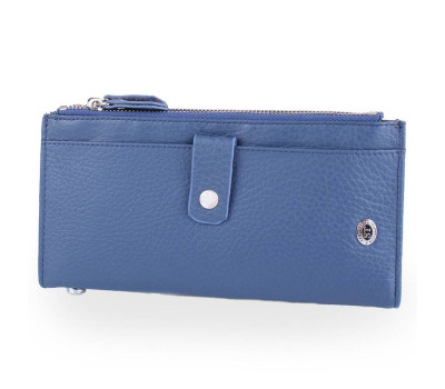 Шкіряний жіночий гаманець ST LEATHER ACCESSORIES NST420-light-blue