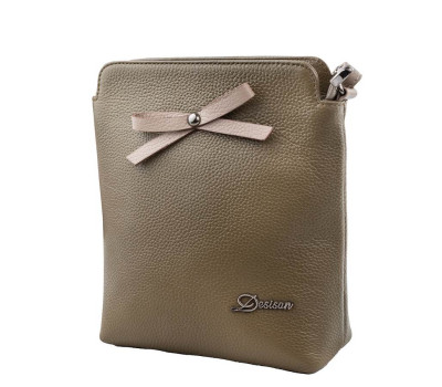 Жіноча шкіряна сумка DESISAN SHI1513-green