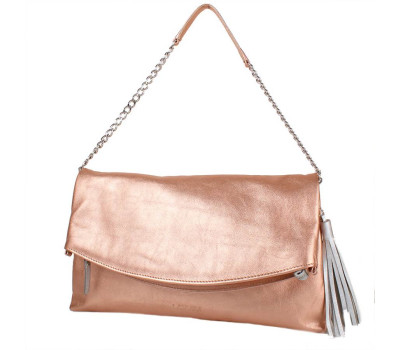 Женская кожаная сумка LASKARA LK-DS259-rose-gold