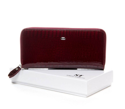 Гаманець LR шкіра-лак SERGIO TORRETTI W38 bordo Podium