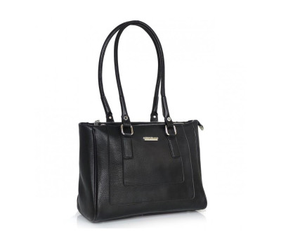 Классическая черная, деловая сумка Karya F-S-BB-5022A