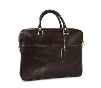Мужская коричневая сумка для ноутбука Firenze Italy IF-S-0006C