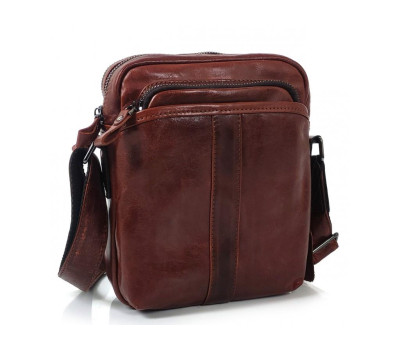 Месенджер для чоловіків коричневий Tiding Bag S-JMD10-5010C