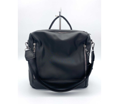 Нейлоновий сумка-рюкзак Angelo чорний WeLassie