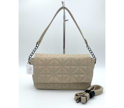 Женская сумка «Флора» бежевая WeLassie