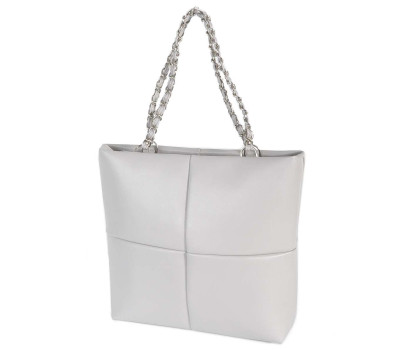 715 сумка екошкіра сіра Lucherino