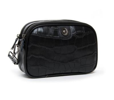 Сумка жіноча Клатч шкіра ALEX RAI BM 881 black Podium