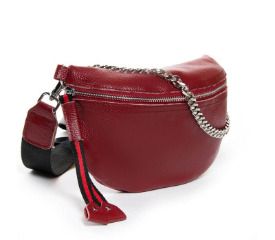 Сумка жіноча Клатч шкіра ALEX RAI BM 88081 bordo Podium