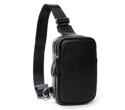 Сумка жіноча Клатч шкіра ALEX RAI BM 1801 black Podium