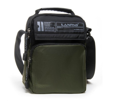 Сумка Чоловіча Планшет нейлон Lanpad 7674 green Podium