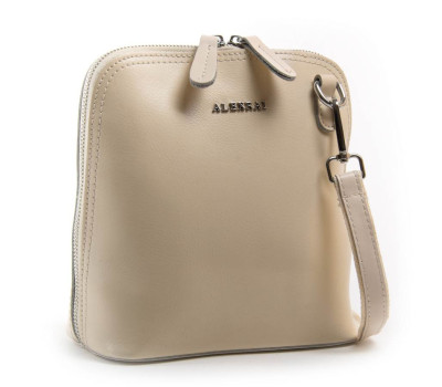 Сумка жіноча класична шкіра ALEX RAI 32-8803 beige Podium