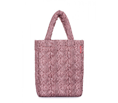 Дута сумка POOLPARTY з в'язкою (ns3-brown-sweater)