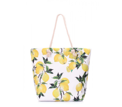 Літня сумка POOLPARTY Anchor з лимонами (anchor-lemons)