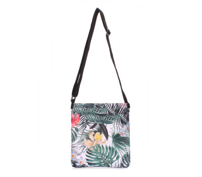 Сумка-планшет POOLPARTY Club з тропічним принтом (club-tropic)
