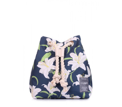 Літній рюкзак POOLPARTY Pack з ліліями (pack-lily)