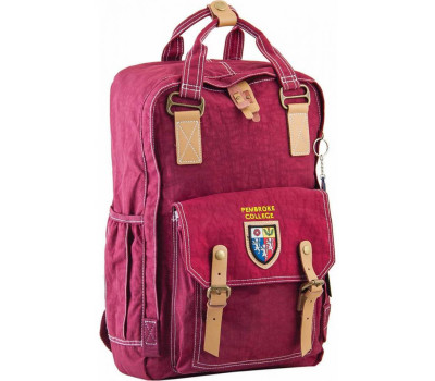 Рюкзак для підлітків YES  OX 195, бордовий, 27.5*42*12