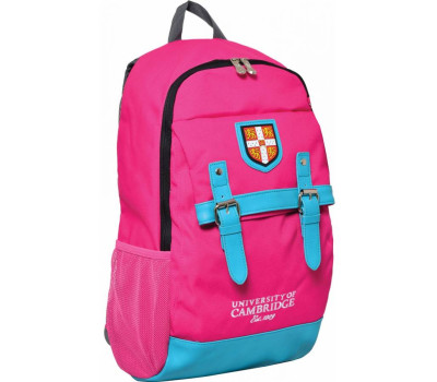 Рюкзак для підлітків YES  CA064 "Cambridge", рожевий, 29*13*48см