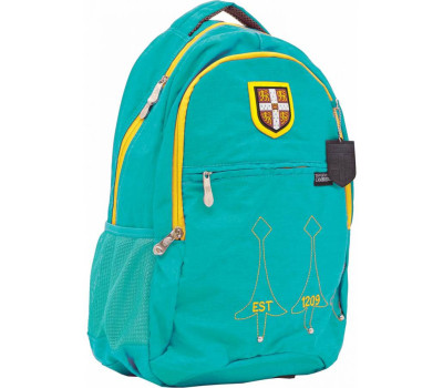 Рюкзак для підлітків YES  CA060 "Cambridge", бірюзовий, 29*14*46см