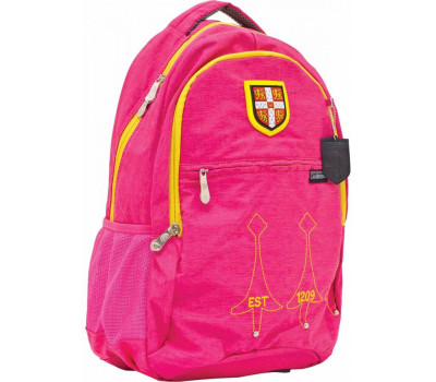 Рюкзак для підлітків YES  CA060 "Cambridge", рожевий, 29*14*46см