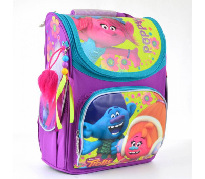 Рюкзак шкільний каркасний 1 Вересня H-11 Trolls, 34*26*14