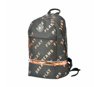 Рюкзак молодежный YES T-101  "Private" черный/золото