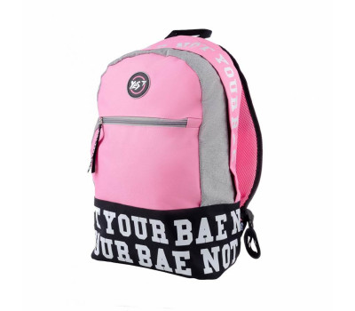 Рюкзак молодежный YES T-101  "Private" розовый/черный